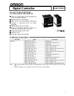 Preview for 3 page of Omron E5AK-T Manual