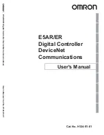 Preview for 1 page of Omron E5AR User Manual