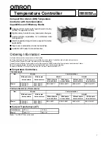 Omron E5AX-BA Series Manual preview