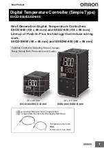 Omron E5CD-B-800 Series Instruction Manual preview