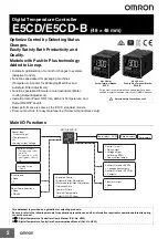 Preview for 2 page of Omron E5CD Manual