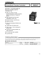 Preview for 1 page of Omron E5CK-AA1-500 AC100-240 Manual