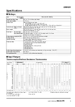 Preview for 3 page of Omron E5CN-FR Manual