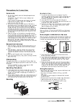 Предварительный просмотр 15 страницы Omron E5CN-FR Manual