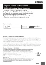 Preview for 1 page of Omron E5GC-600 Manual