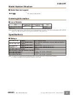 Preview for 3 page of Omron E5ZN-DRT Features And Specifications