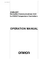 Preview for 1 page of Omron E5ZN-DRT Operation Manual