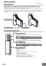 Preview for 1 page of Omron E5ZN Series Manual