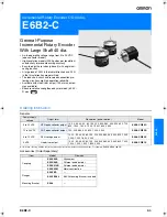 Preview for 1 page of Omron E6B2-C Datasheet