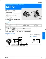 Omron E6F-C Datasheet preview