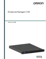 Preview for 1 page of Omron Enterprise Manager 2100 User Manual