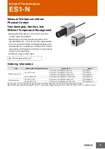 Preview for 1 page of Omron ES1 N Series Manual