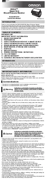 Omron EVOLV BP7000 User Manual preview