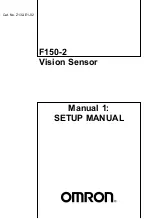 Предварительный просмотр 1 страницы Omron F150-2 Setup Manual