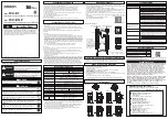 Preview for 1 page of Omron F39-BT Instruction Sheet