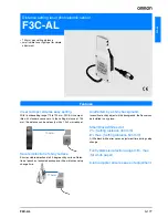 Omron F3C-AL Datasheet preview