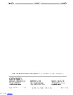 Preview for 17 page of Omron F3S-A082P Manual