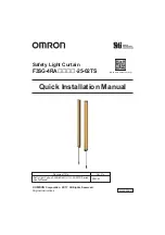 Предварительный просмотр 14 страницы Omron F3SG-4RA****-25-02TS series Quick Installation Manual