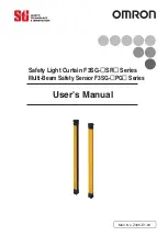 Preview for 1 page of Omron F3SG-PG Series User Manual