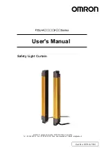 Omron F3SJ-A P Series User Manual preview