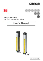 Omron F3SJ-B Series User Manual preview