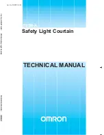 Предварительный просмотр 1 страницы Omron F3SN-A - Technical Manual