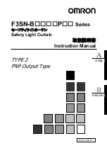 Предварительный просмотр 1 страницы Omron F3SN-B P Series Instruction Manual