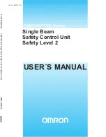 Preview for 1 page of Omron F3SP-U3P-TGR User Manual