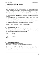 Preview for 6 page of Omron F3SP-U3P-TGR User Manual