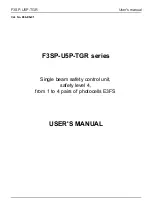 Preview for 2 page of Omron F3SP-U5P User Manual