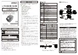 Omron FH-SM05R Instruction Sheet предпросмотр