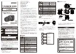 Omron FH-SMX21R Instruction Sheet preview