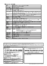 Предварительный просмотр 16 страницы Omron FJ-3000 Instruction Manual