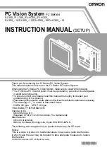 Предварительный просмотр 17 страницы Omron FJ-3000 Instruction Manual