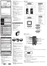 Preview for 5 page of Omron FJ-350 Instruction Sheet