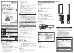 Preview for 1 page of Omron FJ-AP1 Instruction Sheet