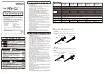 Preview for 1 page of Omron FLV-CL Series Instruction Sheet