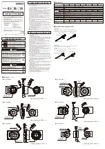 Omron FLV IR Series Instruction Sheet preview
