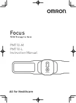 Предварительный просмотр 1 страницы Omron Focus PM710-L Instruction Manual