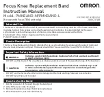 Omron Focus PMKBAND-M Instruction Manual предпросмотр