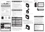 Preview for 2 page of Omron FQ-BAT1 Instruction Sheet