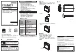 Preview for 3 page of Omron FQ-BAT1 Instruction Sheet