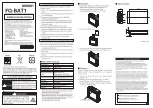 Предварительный просмотр 5 страницы Omron FQ-BAT1 Instruction Sheet