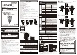 Предварительный просмотр 1 страницы Omron FQ-CR Series Instruction Sheet