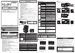 Preview for 4 page of Omron FQ-CR2 Series Instruction Sheet