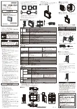 Omron FQ D30 Series Instruction Sheet preview