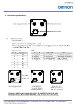 Preview for 14 page of Omron FS-C2KU7DGES-C Product Specifications And User'S Manual