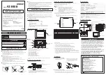 Preview for 2 page of Omron FZ-M08 Instruction Sheet