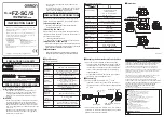 Preview for 2 page of Omron FZ-SC Instruction Sheet