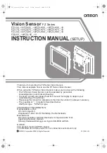 Omron FZ Series Instruction Manual предпросмотр